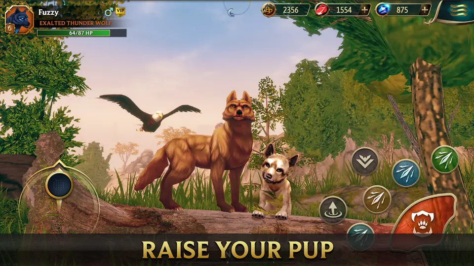 Wolf Tales - Wild Animal Sim gameplay screenshot
