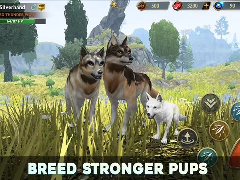 Wolf Tales - Wild Animal Sim — screenshot from Google Play
